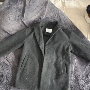 Zara Kids Gray Pea Coat